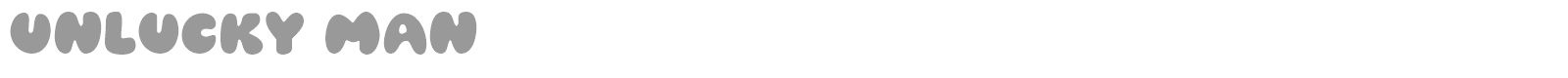 Unlucky Man font preview